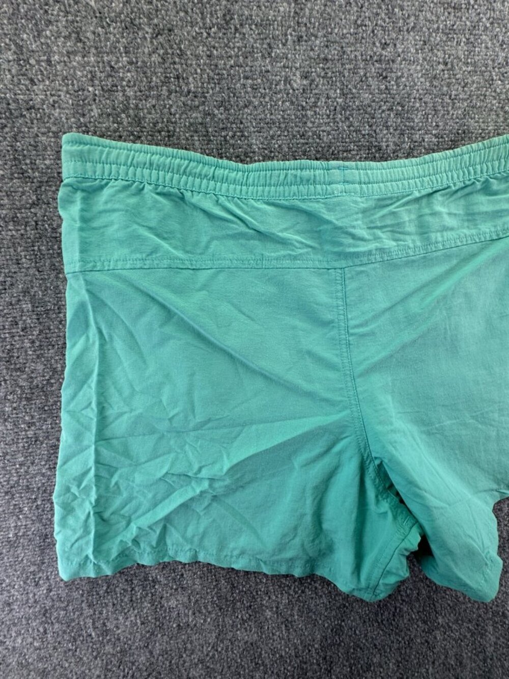 Patagonia Women Casual Outdoors Hiking Shorts Bottoms Elastic Medium Blue - Picture 11 of 16